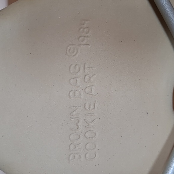 Brown Bag Cookie Art TEDDY BEAR Hill Design Stone Press 6” Mold 1984 VINTAGE - Picture 3 of 3